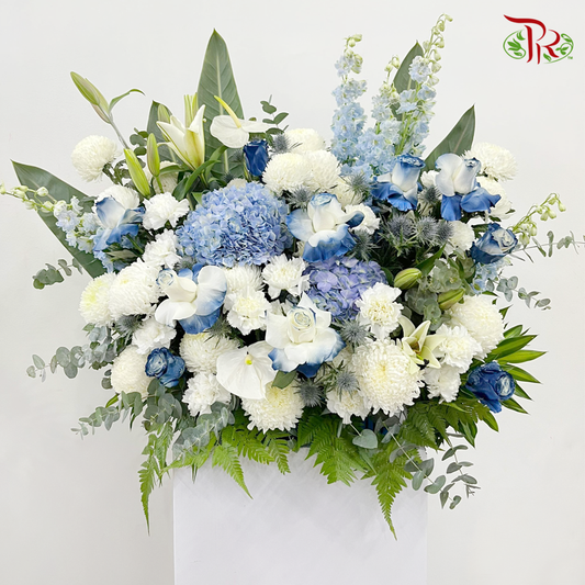 Gentle Comfort- Condolence Flower Stand-Pudu Ria Florist-prflorist.com.my