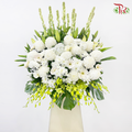 Gentle Remembrance Bereavement Stand #1-Pudu Ria Florist-prflorist.com.my