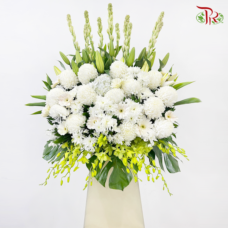 Gentle Remembrance Bereavement Stand #1-Pudu Ria Florist-prflorist.com.my