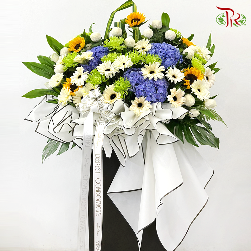 Graceful Remembrance Flower Stand-Pudu Ria Florist-prflorist.com.my