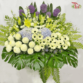 Grand Condolence Stand #1-Pudu Ria Florist-prflorist.com.my