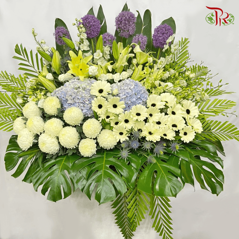 Grand Condolence Stand #1-Pudu Ria Florist-prflorist.com.my