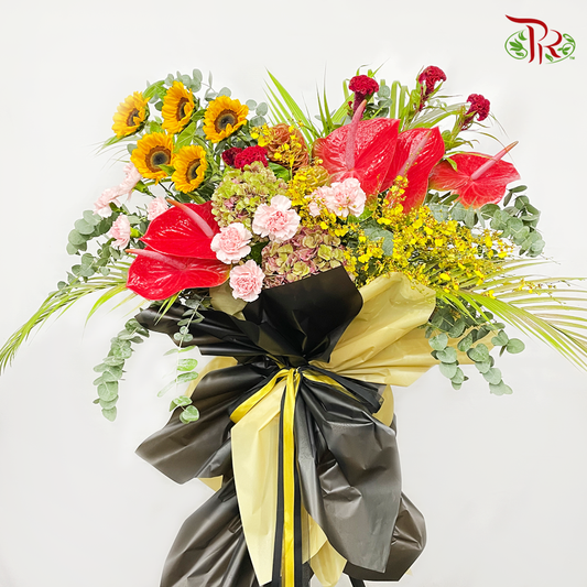 Grand Opening Flower Stand - Anthurium Theme-Pudu Ria Florist-prflorist.com.my