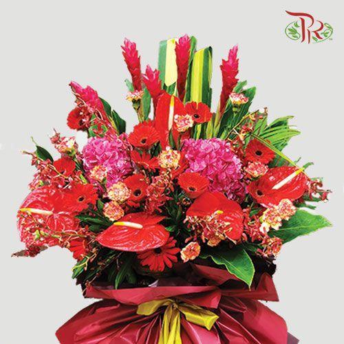 Grand Opening Flower Stand - Good Fortune # 4-Pudu Ria Florist-prflorist.com.my