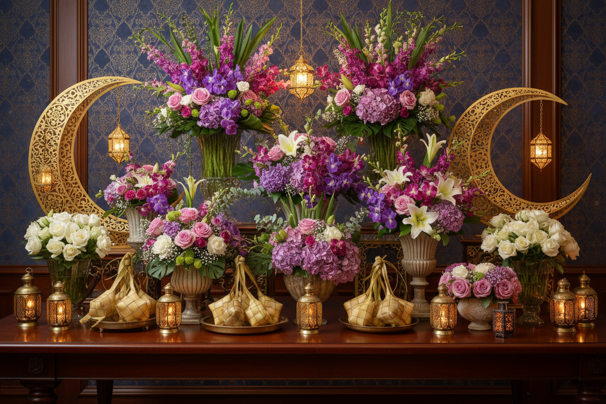 Hari Raya Aidilfitri festive display