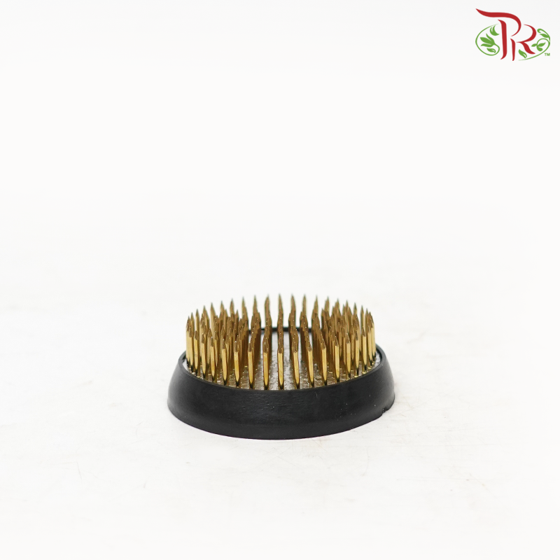 (Ikebana Kenzan Flower Frog) Jian Shan Pill Five Copper Needle Yellow (310000027) (Per Unit)-Pudu Ria Florist-prflorist.com.my