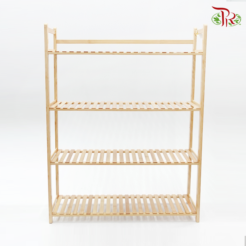 Indoor Shelf- 4 Layers Wooden Shelf (40cm / 70cm)-Pudu Ria Florist-prflorist.com.my