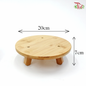 Indoor Shelf- Plant Wooden Stand (7cm / 18cm)-7cm Length-Pudu Ria Florist-prflorist.com.my