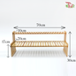 Indoor Shelf- Wooden Shelf (50cm / 70cm)-70cm Length-Pudu Ria Florist-prflorist.com.my