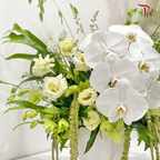 Ivory Whisper Orchid Ensemble-Pudu Ria Florist-prflorist.com.my