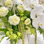 Ivory Whisper Orchid Ensemble-Pudu Ria Florist-prflorist.com.my