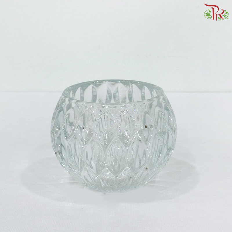 JX10 - Teardrop Design Crystal Ball Vase