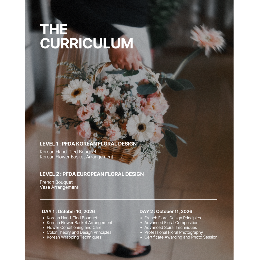 Bloom Beyond Borders (PFDA Core Floristry Program- Malaysia by Pananom Floral Design Academy)