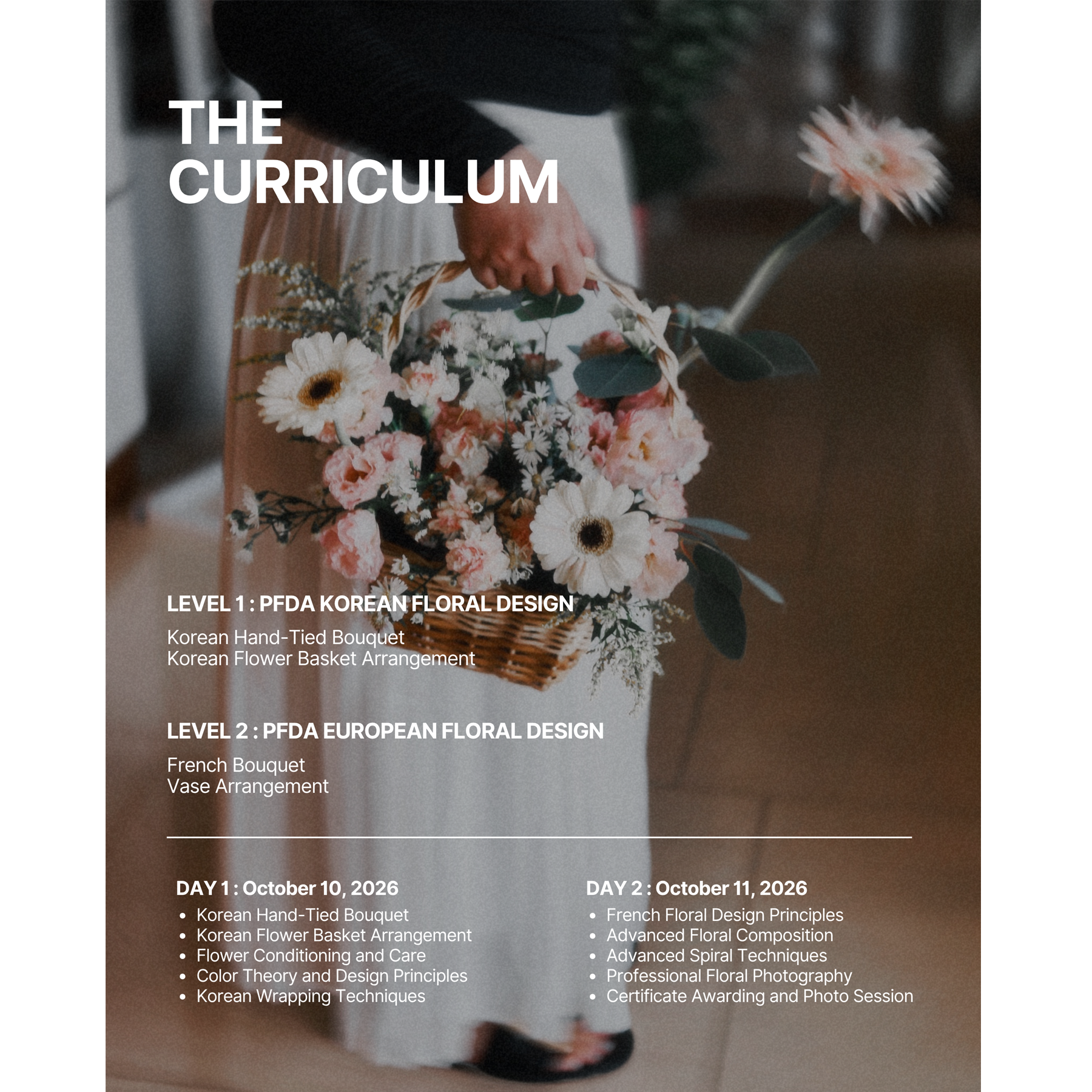 Bloom Beyond Borders (PFDA Core Floristry Program- Malaysia by Pananom Floral Design Academy)