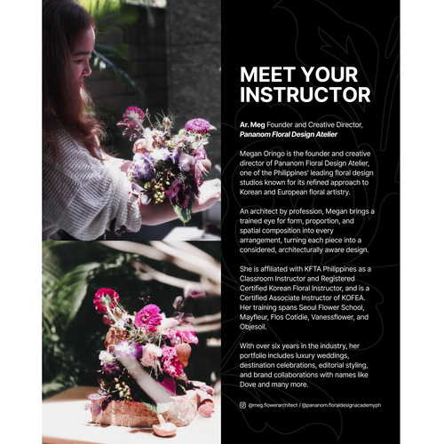 Bloom Beyond Borders (PFDA Core Floristry Program- Malaysia by Pananom Floral Design Academy)