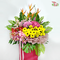 Opening Stand in Pink & Yellow Tone-Pudu Ria Florist-prflorist.com.my
