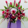 Opening Stand - Pink Red & Purple Tone-Pudu Ria Florist-prflorist.com.my