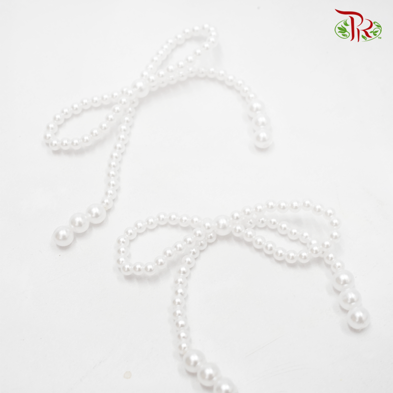 Pearl Necklace - S FBA022#1-White-Pudu Ria Florist-prflorist.com.my