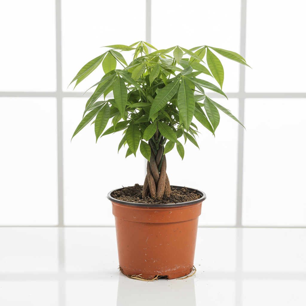 Plant before repotting service