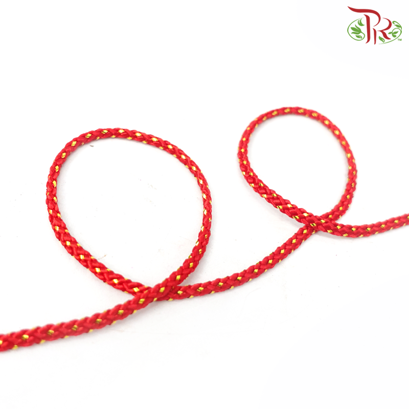 Rope Chinese - Red (2 Meter) (Loose)-Red-Pudu Ria Florist-prflorist.com.my