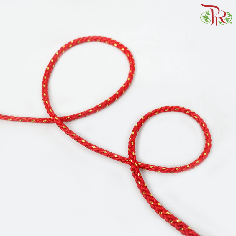 Rope Chinese - Red (3mm)-Red-Pudu Ria Florist-prflorist.com.my