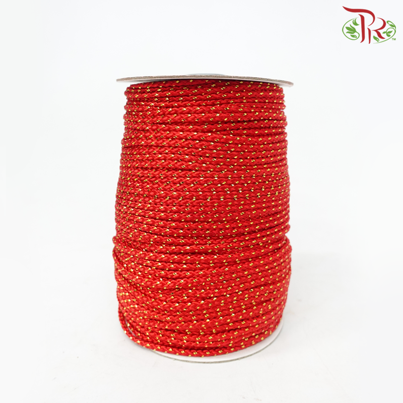 Rope Chinese - Red (3mm)-Red-Pudu Ria Florist-prflorist.com.my