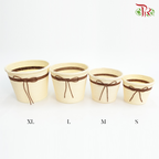 Round Basket 22-323/ 22-324/ 22-325/ 22-326-Pudu Ria Florist-prflorist.com.my