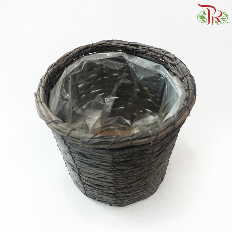 Round Basket (S) - 11052-China-prflorist.com.my