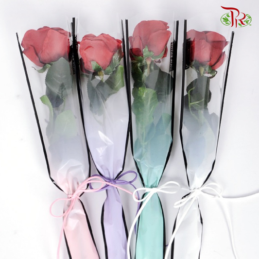 Single Stalk Wrapping Paper - Pink FPL046#1-Pudu Ria Florist-prflorist.com.my