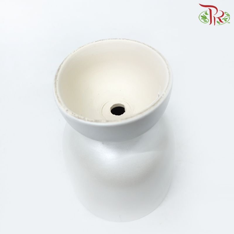 SSJ-2 - Pearly White Pot (L) (SSJ-2/PWL)-Pudu Ria Florist-prflorist.com.my