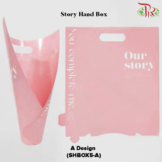 Story Hand Box (5 Pieces Per Pack) - SHBOX5-A Design-Pudu Ria Florist-prflorist.com.my