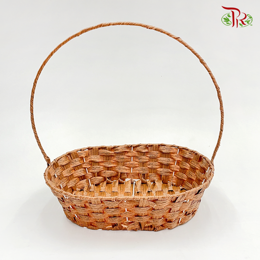 TP0060 Floral Basket (Brown)-Pudu Ria Florist-prflorist.com.my