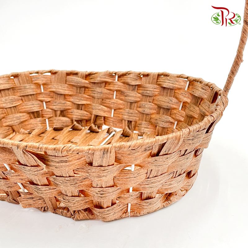 TP0060 Floral Basket (Brown)-Pudu Ria Florist-prflorist.com.my