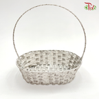 TP0060 Floral Basket (Grey)-Pudu Ria Florist-prflorist.com.my