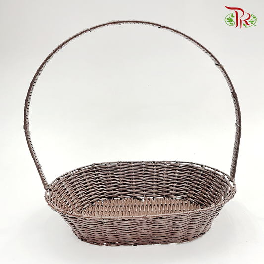 TP0061 Floral Basket (Brown)-Pudu Ria Florist-prflorist.com.my