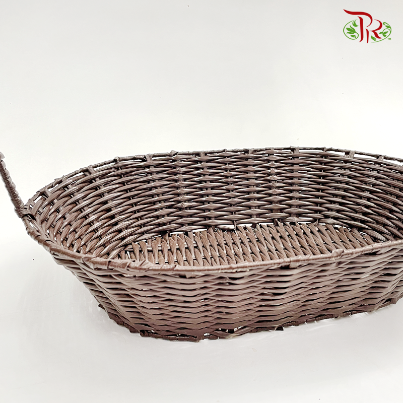 TP0061 Floral Basket (Brown)-Pudu Ria Florist-prflorist.com.my