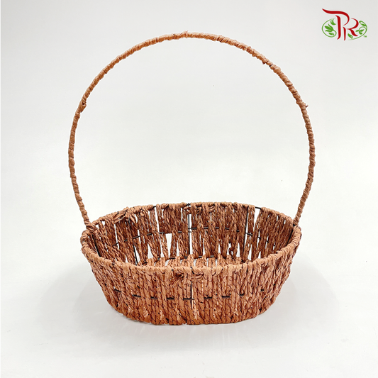 TP0062 Floral Basket (Brown)-Pudu Ria Florist-prflorist.com.my