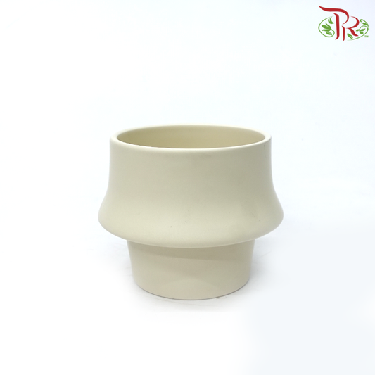 TY-8801 - Beige Pot (TY-8801/B)-Beige-Pudu Ria Florist-prflorist.com.my