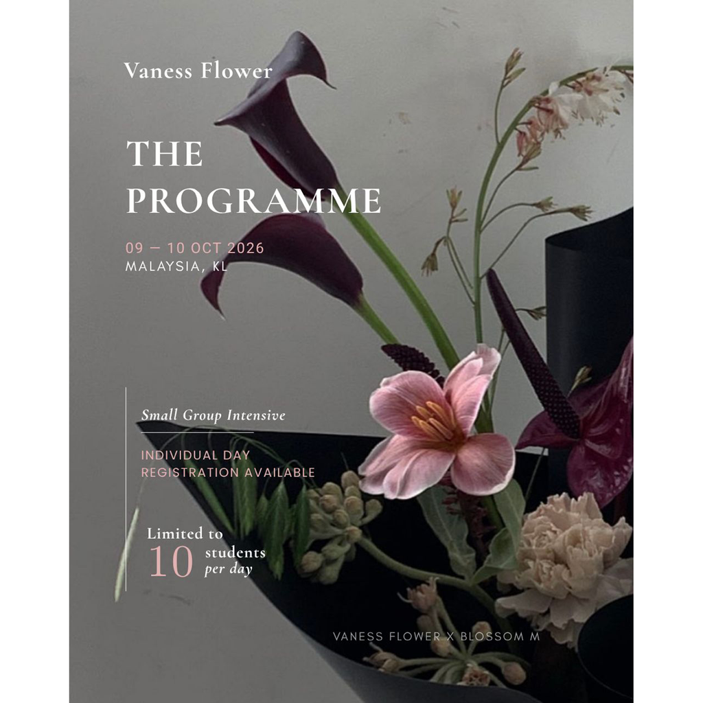 October 2026【Vaness Flower- Small Group Intensive *Hosted by Blossom M 】2 Days Workshop