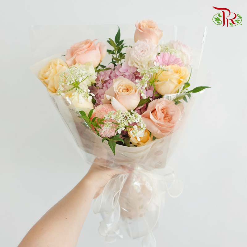 Signature Weekly Flower Bunch -Coral Blush Dreams (Big Bunch)