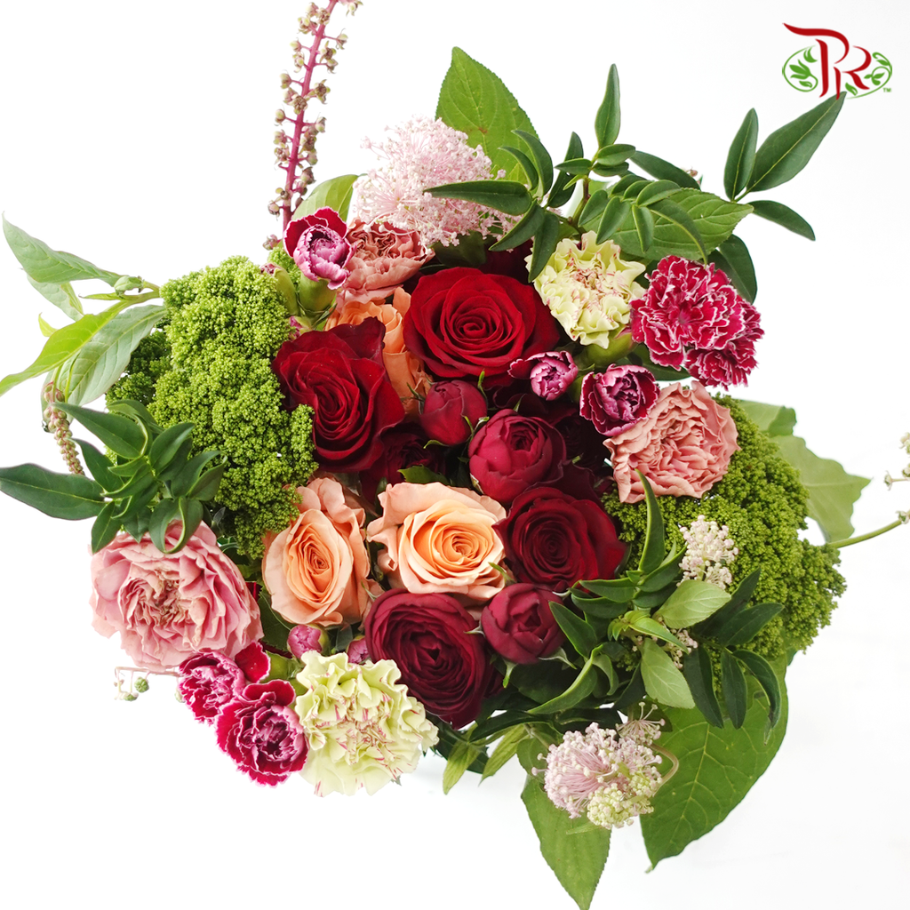 Signature Weekly Flower Bunch - Rosy Rouge (Big Bunch)
