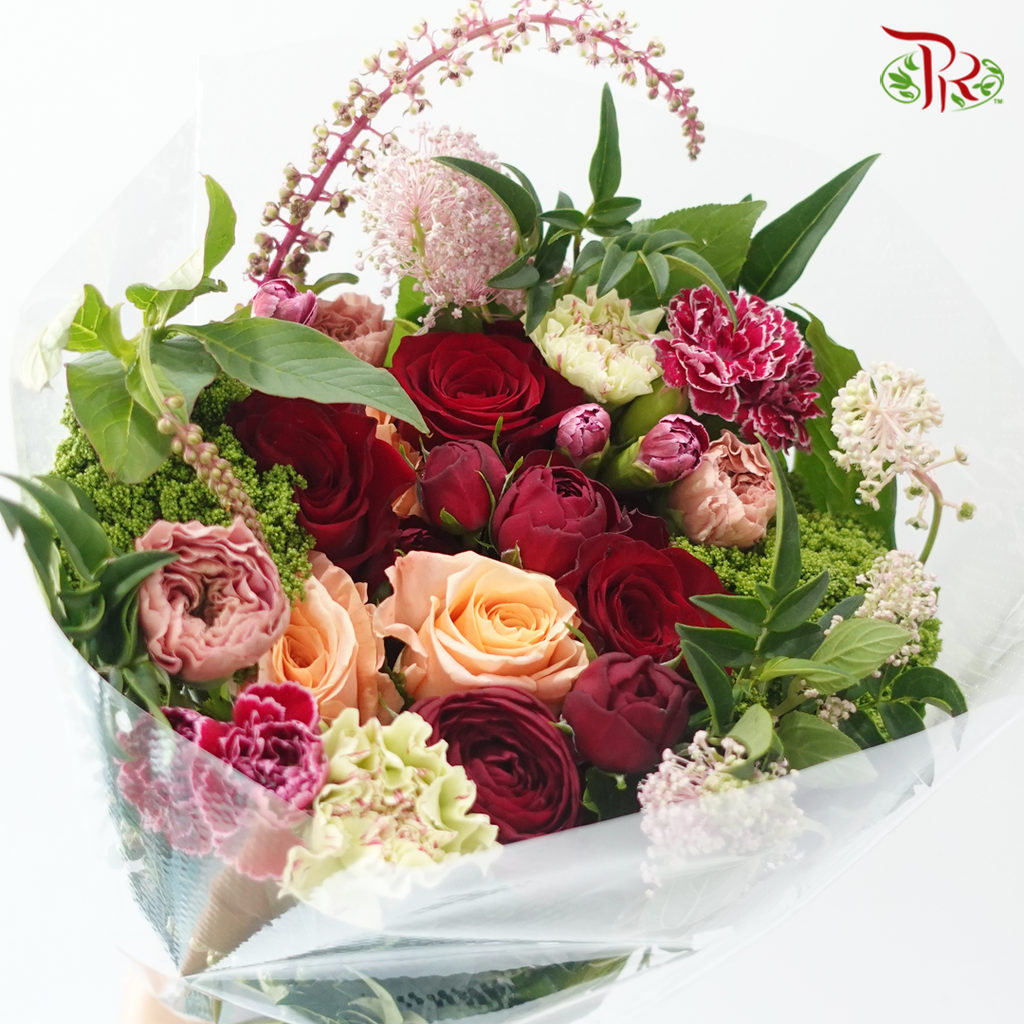 Signature Weekly Flower Bunch - Rosy Rouge (Big Bunch)