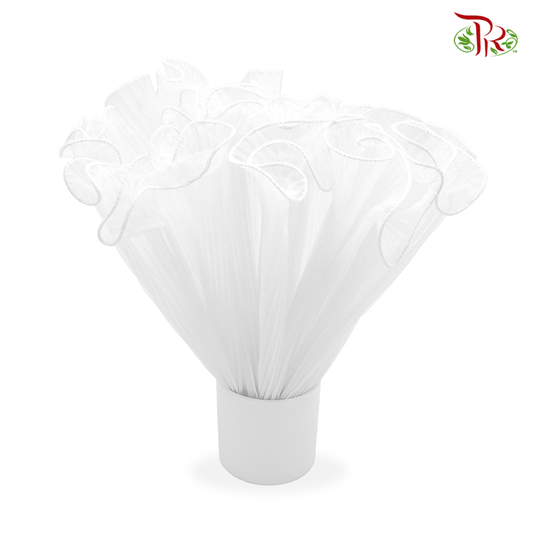 Wave Net- White FNT050-White-Pudu Ria Florist-prflorist.com.my