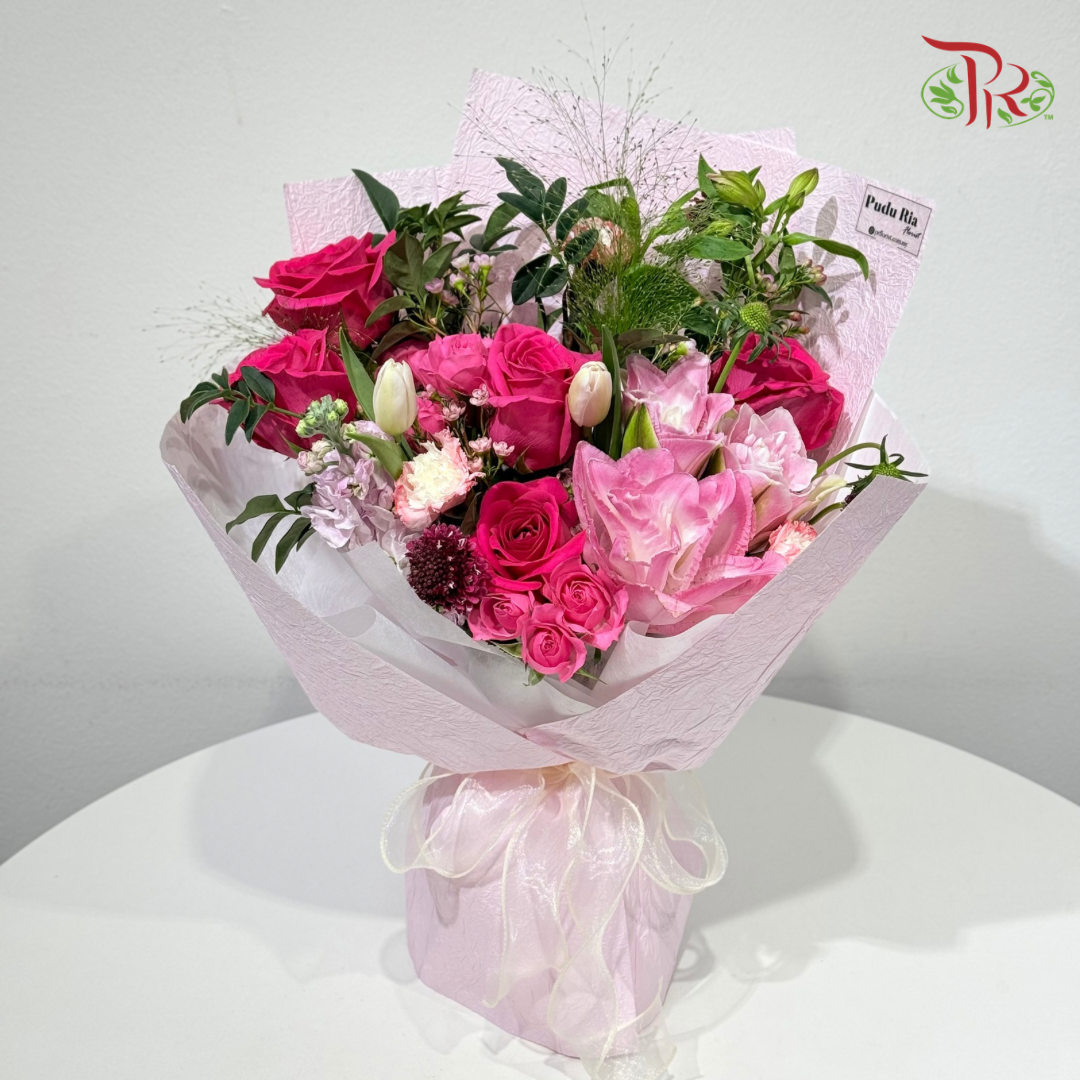 Signature Weekly Flower Bunch - Cherry Kiss Garden (Big Bunch)