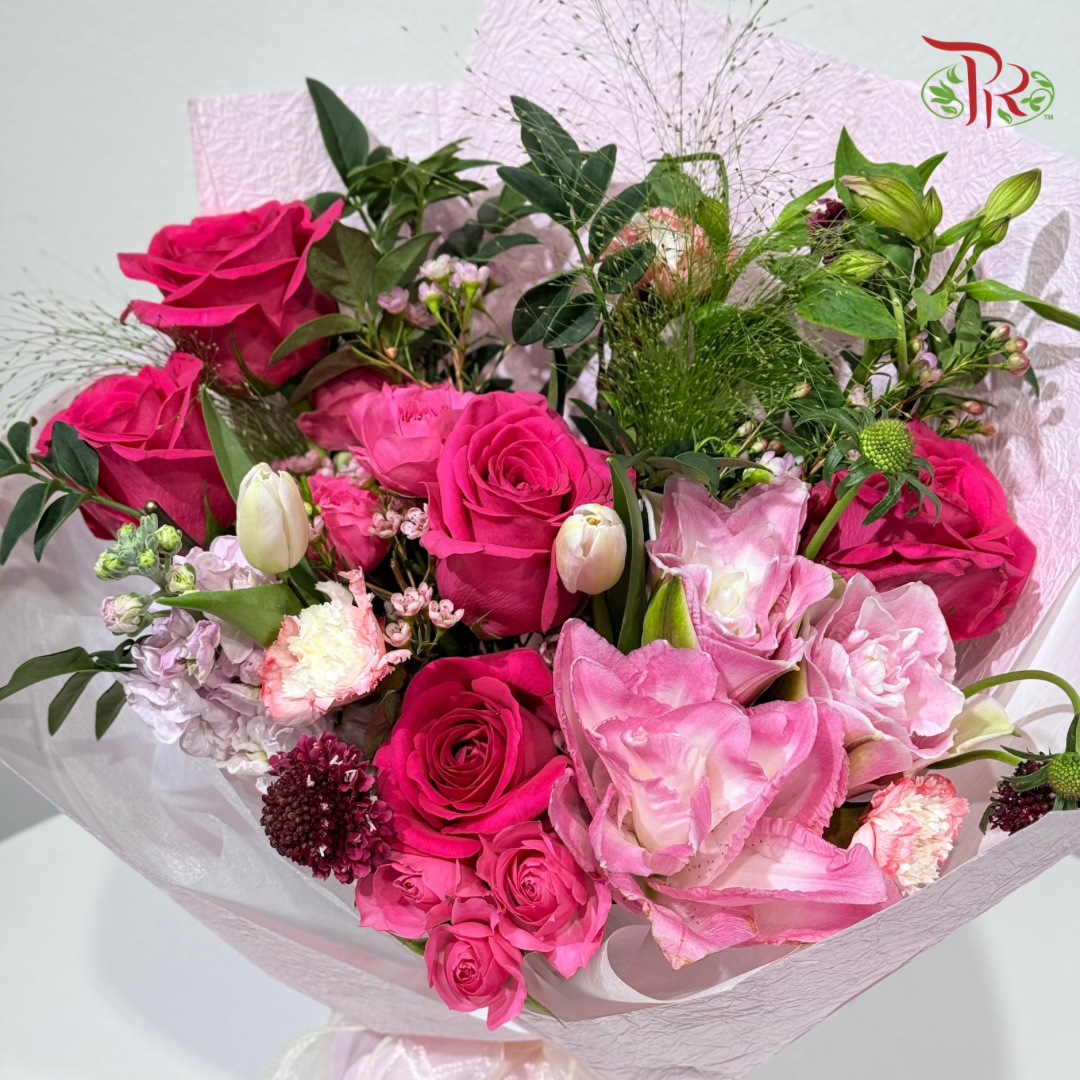 Signature Weekly Flower Bunch - Cherry Kiss Garden (Big Bunch)
