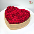 Heart of Rose Romance - Flower Box Arrangement