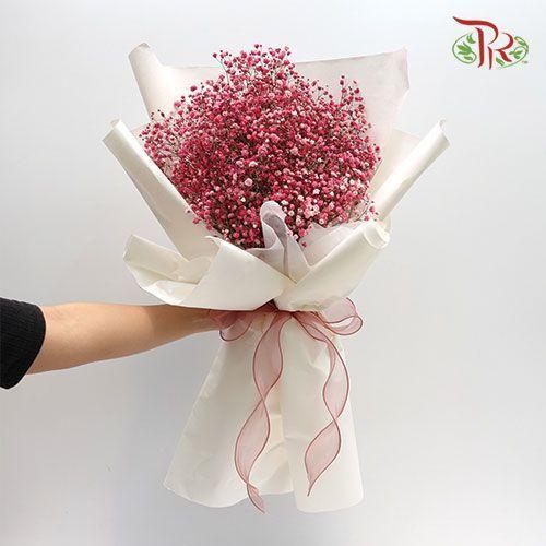 Baby's Breath Bouquet - Red - Pudu Ria Florist
