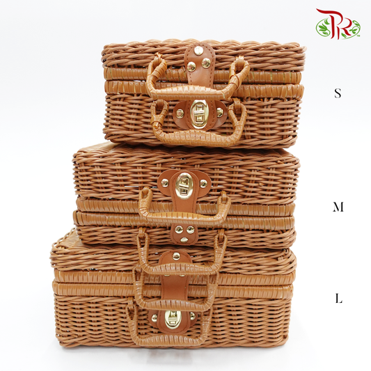 Vintage Basket (3 options) 25-202/ 25-203/ 25-204 - Pudu Ria Florist