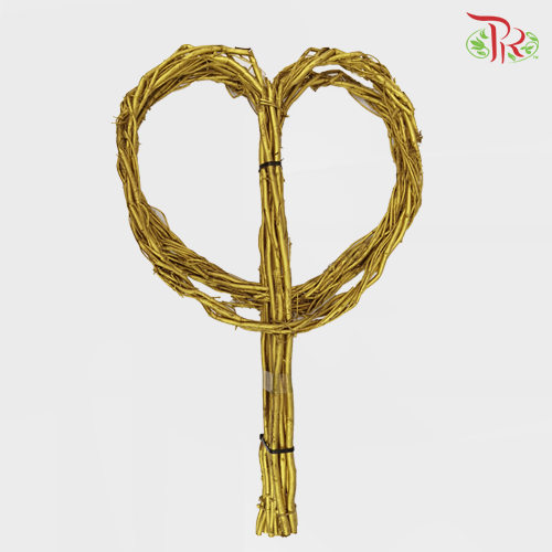 Salix Love Shape - Gold - Pudu Ria Florist