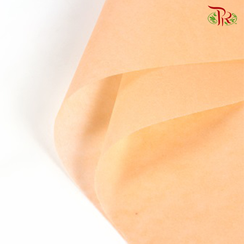 Soft Wrapping Paper - Orange FPP046#3 - Pudu Ria Florist